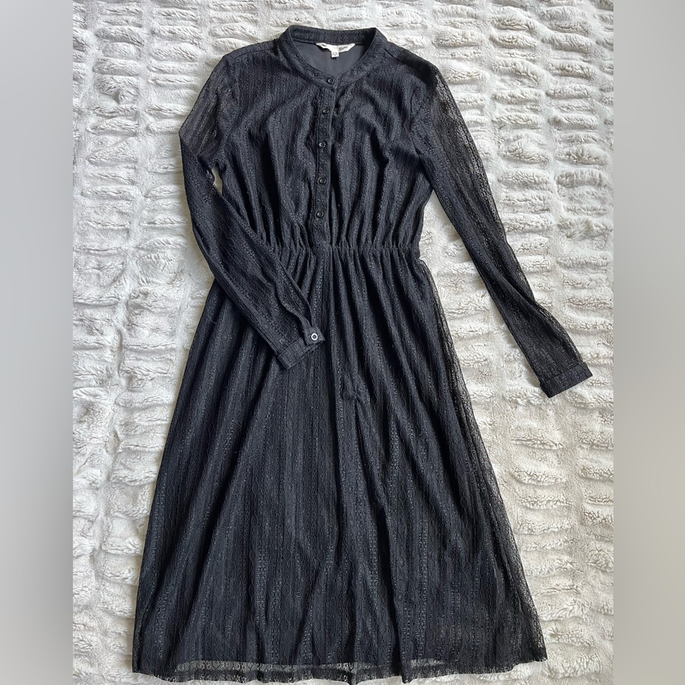 Elegant Black Lace Dress